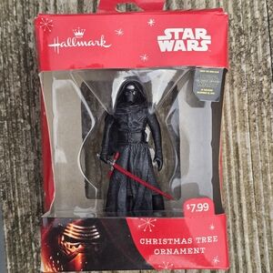 2015 Hallmark Star Wars Kylo Ren Black and Red Ornament